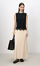 Knitted maxi skirt - BRUSNIKA. Women clothes