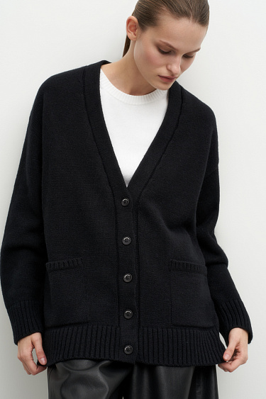 Alpaca wool blend cardigan - BRUSNIKA Women Clothes