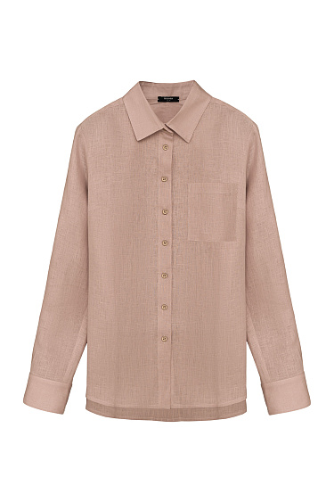 Basic linen shirt - BRUSNIKA Women Clothes