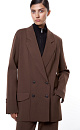 Double-breasted knit blazer - BRUSNIKA. Women clothes