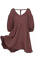 Linen dress - BRUSNIKA. Women clothes