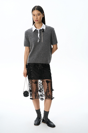 Fox Down T-shirt - BRUSNIKA Women Clothes
