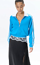 Viscose bomber jacket with a turn-down collar - BRUSNIKA. Women clothes