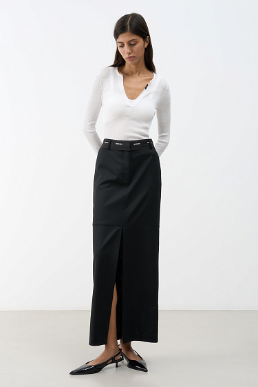 Straight midi skirt - BRUSNIKA Women Clothes