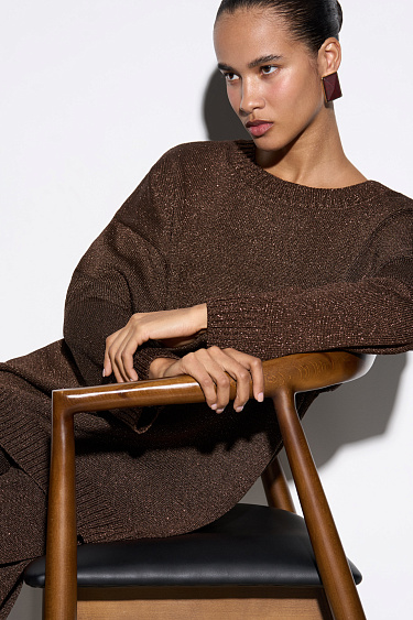 Lurex jumper - BRUSNIKA Women Clothes