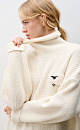 Alpaca wool jumper - BRUSNIKA. Women clothes