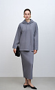 Knit jumper with hood - BRUSNIKA. Women clothes