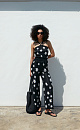 Open-shoulder jumpsuit - BRUSNIKA. Women clothes