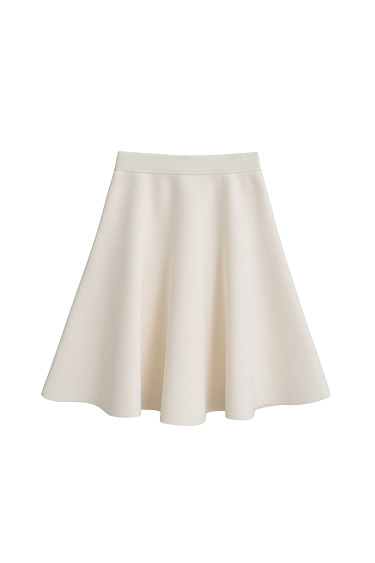 Knitted Mini Skirt - BRUSNIKA Women Clothes