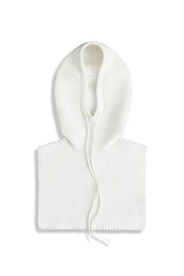 Rib-knit balaclava - BRUSNIKA Women Clothes