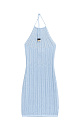 Openwork dress with an open back - BRUSNIKA. Women clothes