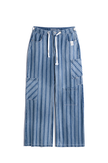 Wide striped jeans - BRUSNIKA Women Clothes