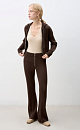 Ribbed knitted trousers - BRUSNIKA. Women clothes