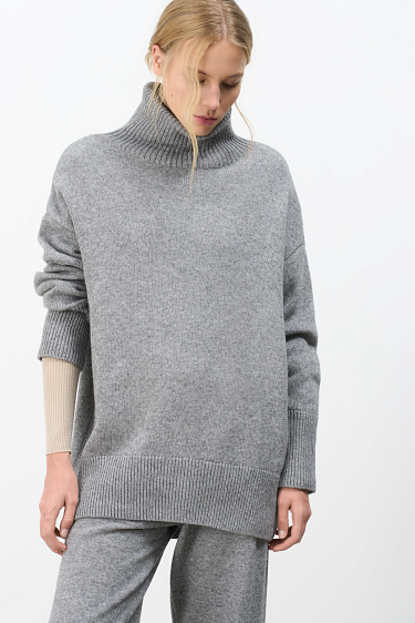 Turtleneck jumper - BRUSNIKA Women Clothes