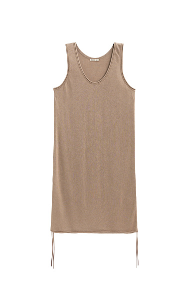 Mini dress with drawstring - BRUSNIKA Women Clothes