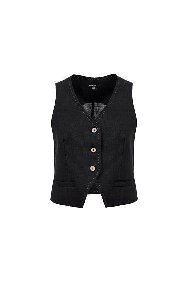 100% linen vest - BRUSNIKA Women Clothes