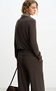 cashmere cardigan with a polo collar - BRUSNIKA. Women clothes