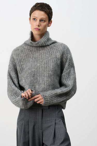 High-necked mohair jumper - BRUSNIKA Women Clothes