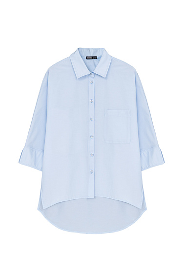 Basic 3/4 sleeve shirt - BRUSNIKA Women Clothes