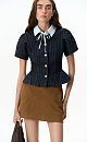Corduroy Mini Skirt - BRUSNIKA. Women clothes