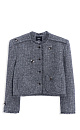 Boucled jacket made of wool - BRUSNIKA. Women clothes