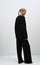 Straight-cut knitted trousers - BRUSNIKA. Women clothes