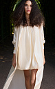 Satin Balloon Dress - BRUSNIKA. Women clothes