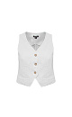 100% linen vest - BRUSNIKA. Women clothes