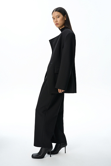 Trousers with symmetrical pleats - BRUSNIKA Women Clothes