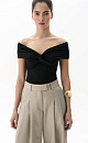 Off-the-shoulder top - BRUSNIKA. Women clothes