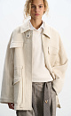 100% wool jacket with drawstring - BRUSNIKA. Women clothes