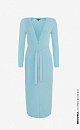 Long ribbed knit cardigan - BRUSNIKA. Women clothes
