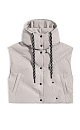 Down-filled vest with double stitching - BRUSNIKA. Women clothes