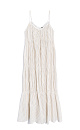 Striped sundress with lace - BRUSNIKA. Women clothes