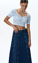 Patchwork top - BRUSNIKA. Women clothes