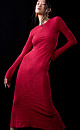 Knitted dress with jacquard pattern - BRUSNIKA. Women clothes
