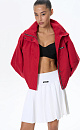 Sporty bomber jacket with a stand collar - BRUSNIKA. Women clothes