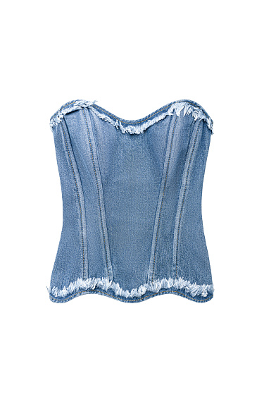 Denim corset - BRUSNIKA Women Clothes