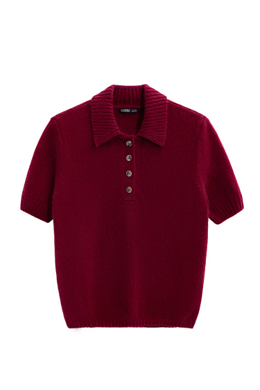 Fox Down Polo - BRUSNIKA Women Clothes