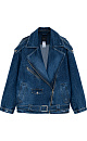 Denim biker jacket - BRUSNIKA. Women clothes