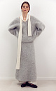 Alpaca wool maxi skirt - BRUSNIKA. Women clothes