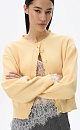 Cotton cardigan with voluminous sleeves - BRUSNIKA. Women clothes