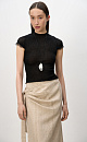 T-shirt made of fine cotton with lace - BRUSNIKA. Women clothes
