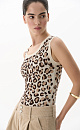 Top with a jacquard pattern - BRUSNIKA. Women clothes
