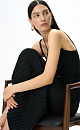 Sundress with pleated skirt - BRUSNIKA. Women clothes