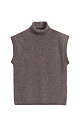 Fox Down Knitted Vest - BRUSNIKA. Women clothes