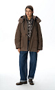 Parka with synthetic filling and an additional collar - BRUSNIKA. Women clothes