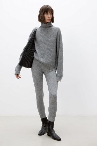 Cashmere and wool leggings - BRUSNIKA Women Clothes