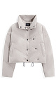 Down jacket with double stitching - BRUSNIKA. Women clothes