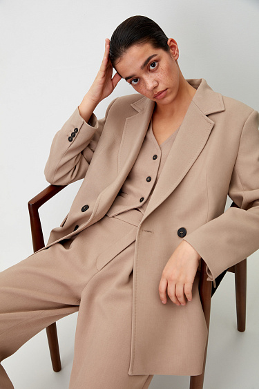 Double-breasted blazer - BRUSNIKA Women Clothes